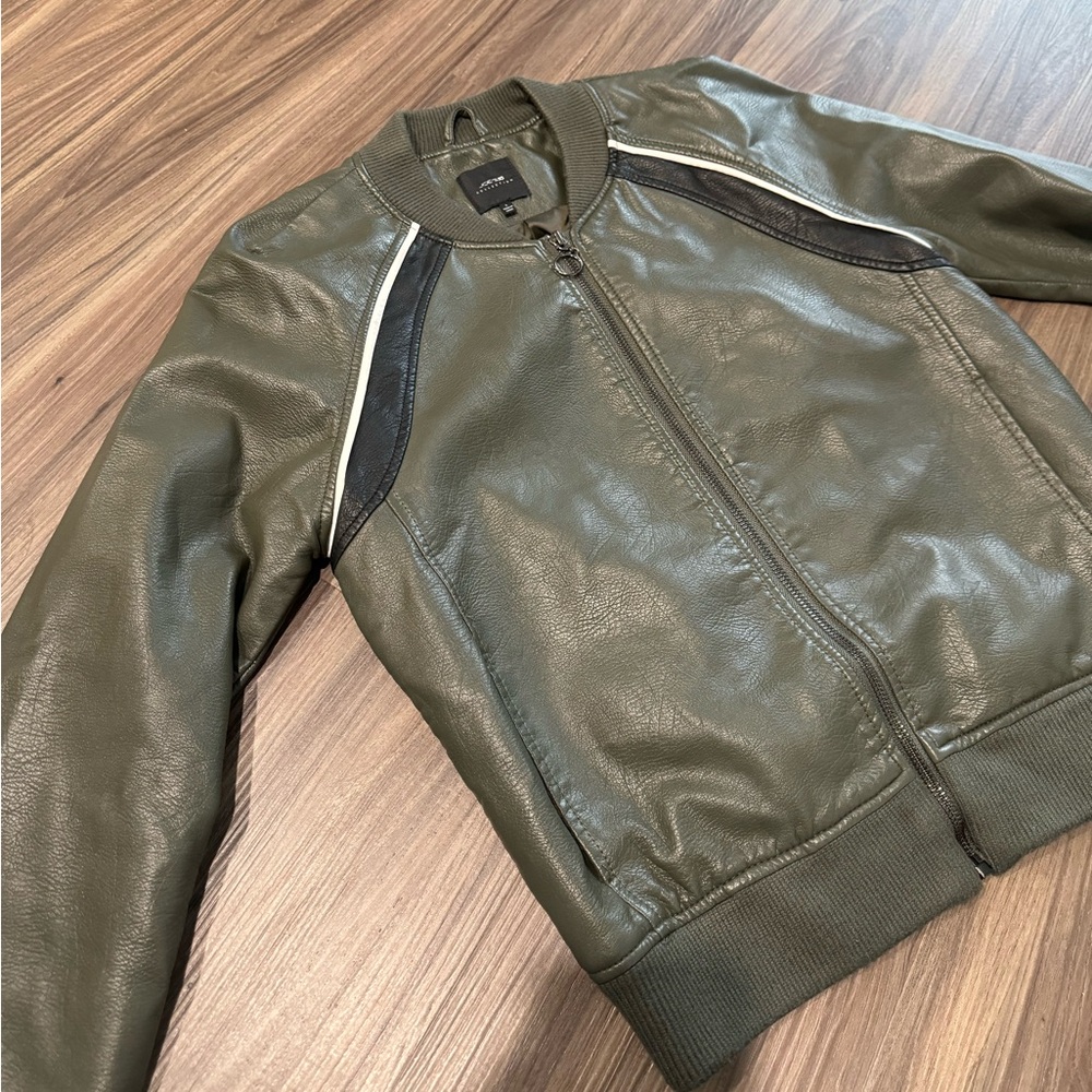 Joes jeans green bomber jacket